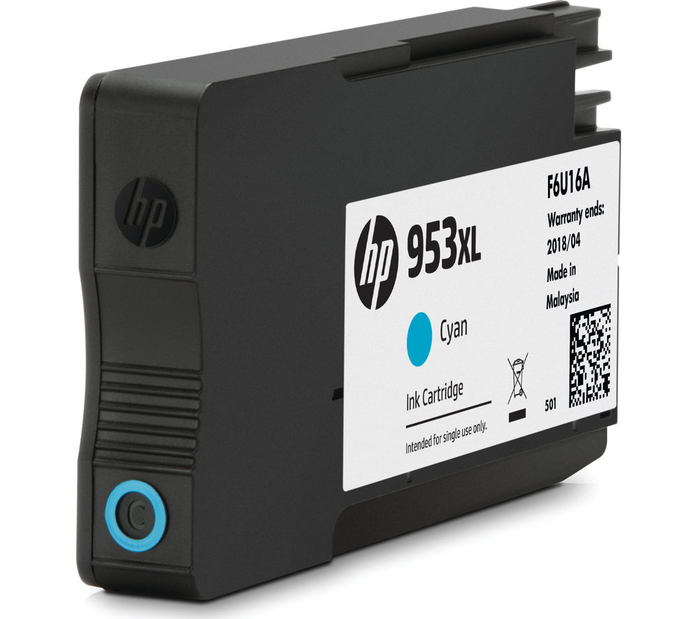 Tusz HP 953XL F6U16AE Cyan 1600 str. - obrazek 3