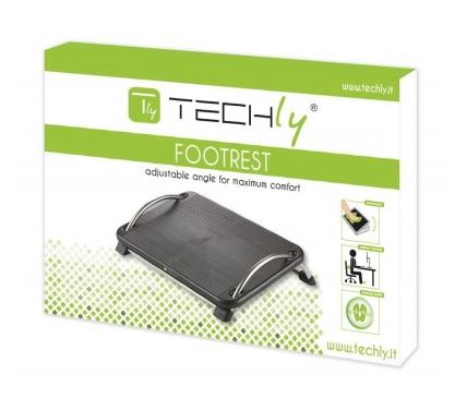 Podnóżek ergonomiczny z regulacją kąta pochylenia Techly Czarny - obrazek 2