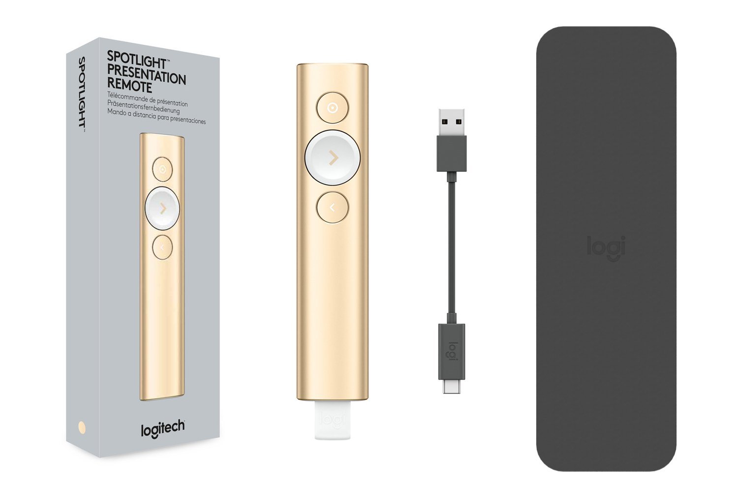 Logitech Spotlight Presentation Remote Gold - obrazek 5