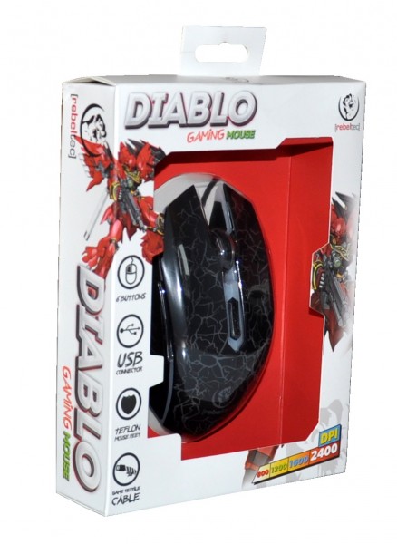 Mysz rebeltec Diablo Gamingowa USB - obrazek 2