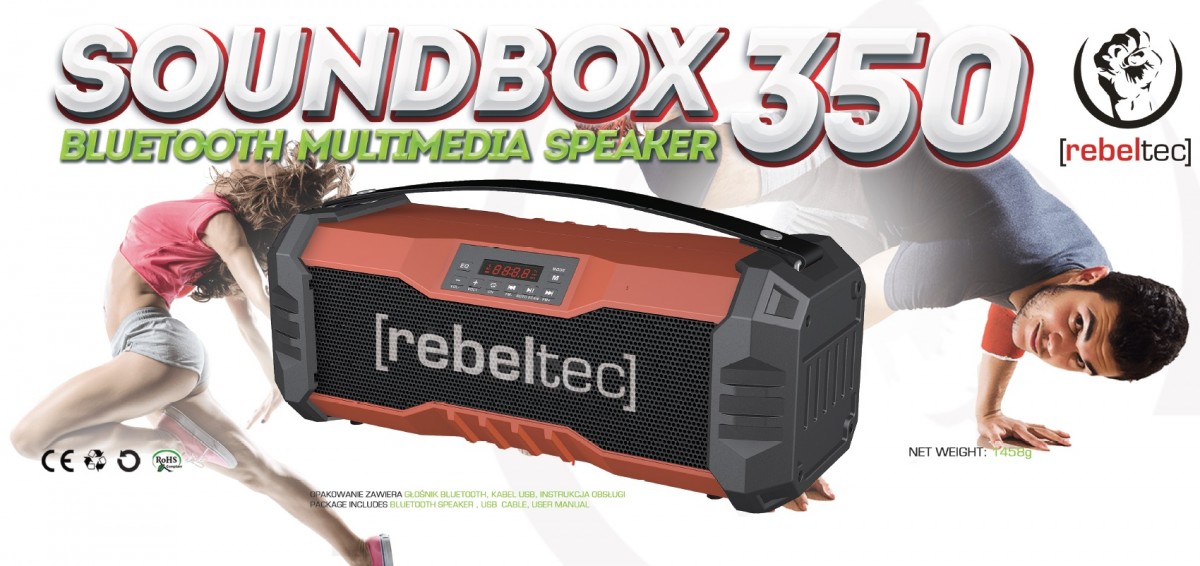 Głośnik Bluetooth Rebeltec Bluetooth SoundBox 350 - obrazek 2