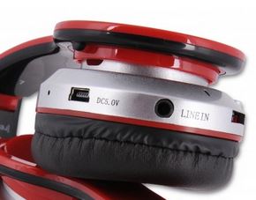 Słuchawki bezprzewodowe rebeltec Crystal Red Bluetooth - obrazek 5