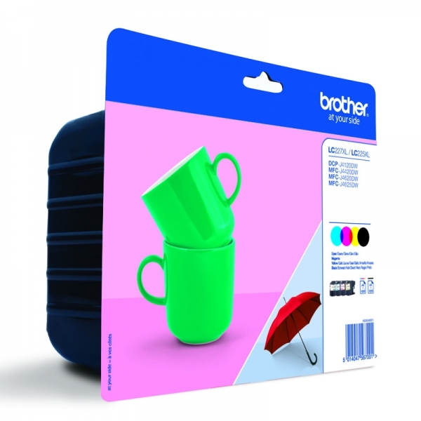 Tusze Brother LC227XL C/M/Y/K