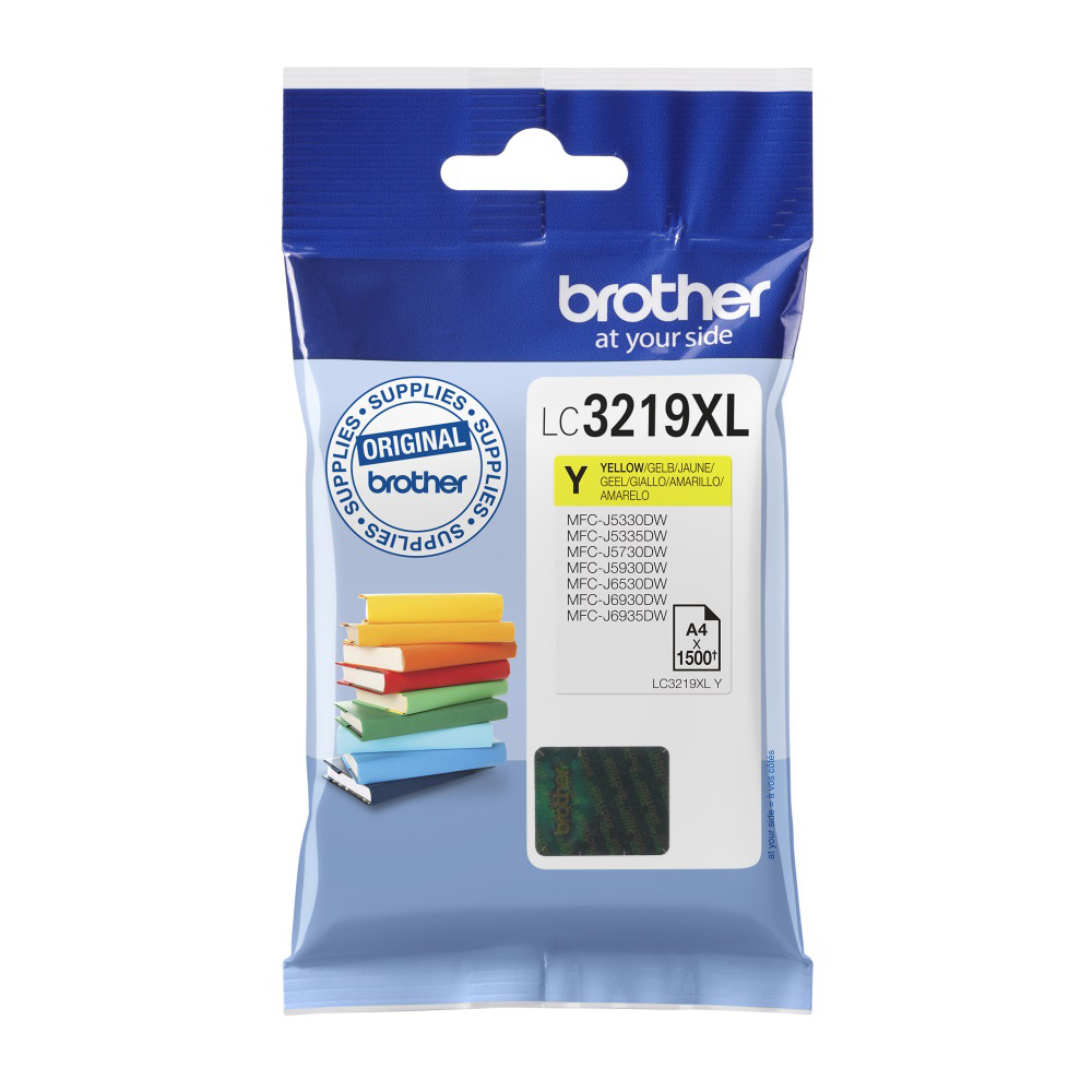 Tusz Brother LC3219XLY Yellow 1500 str. - obrazek 2