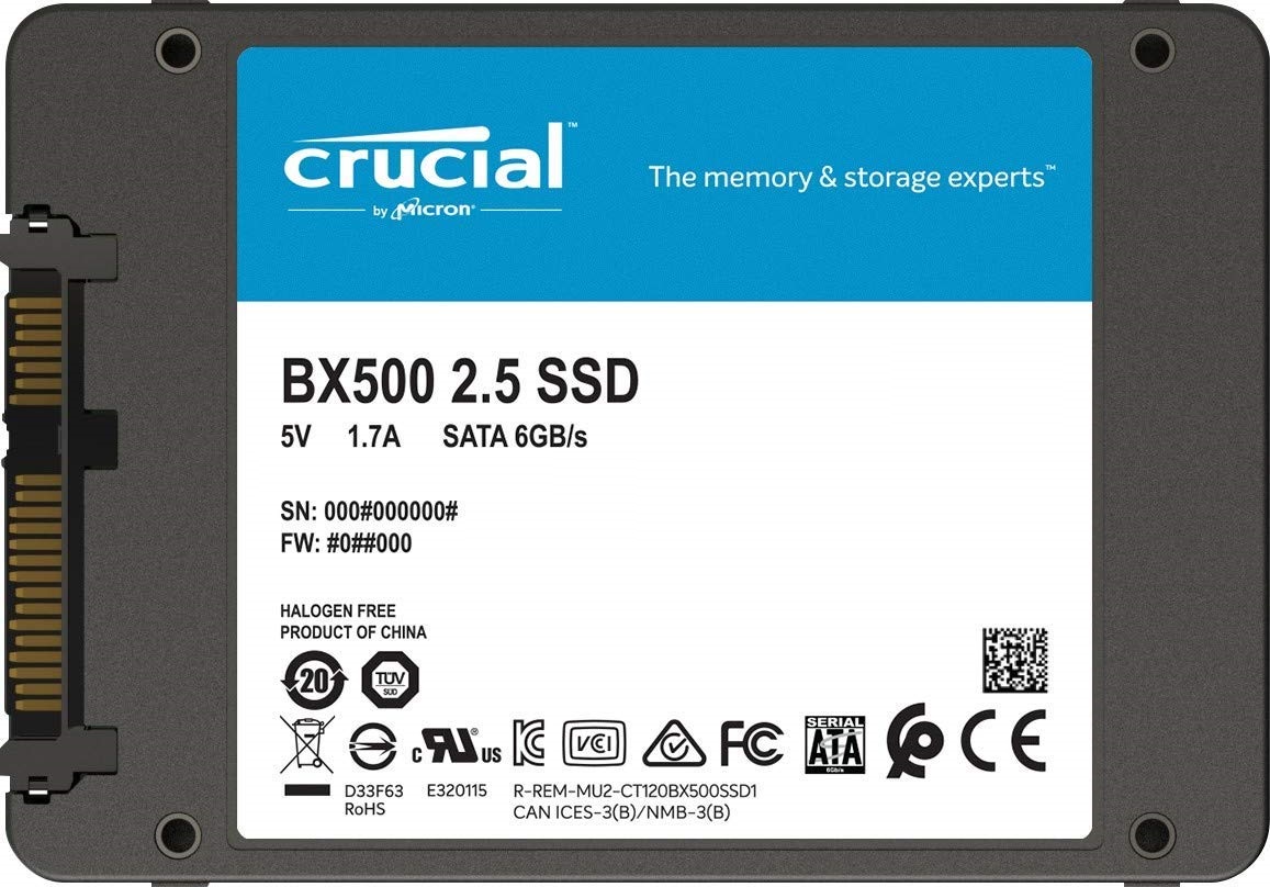 SSD 2.5" 240GB Crucial BX500 - obrazek 4