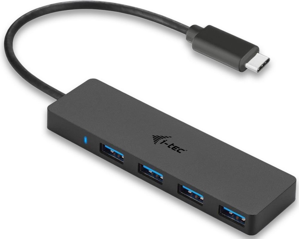 HUB USB Type-C  4 portowy  i-tec