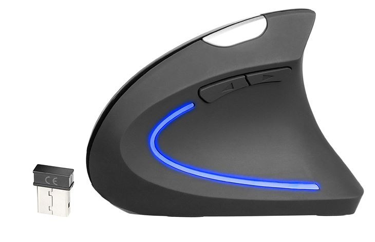 Mysz bezprzewodowa ergonomiczna Tracer Flipper RF nano USB - obrazek 2