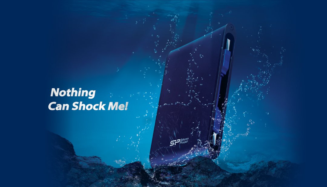 HDD USB 3.0 1TB Silicon Power Armor A80 Czarny - obrazek 3