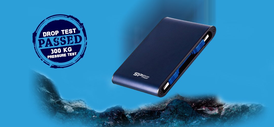 HDD USB 3.0 1TB Silicon Power Armor A80 Czarny - obrazek 2