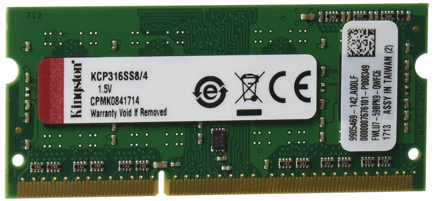 Moduł PC-1600 DDR3 4GB Kingston KCP316SS8/4