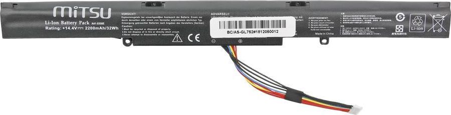 Bateria do laptopa Asus GL752, N552, N752 14.4 V 2200mAh - obrazek 2