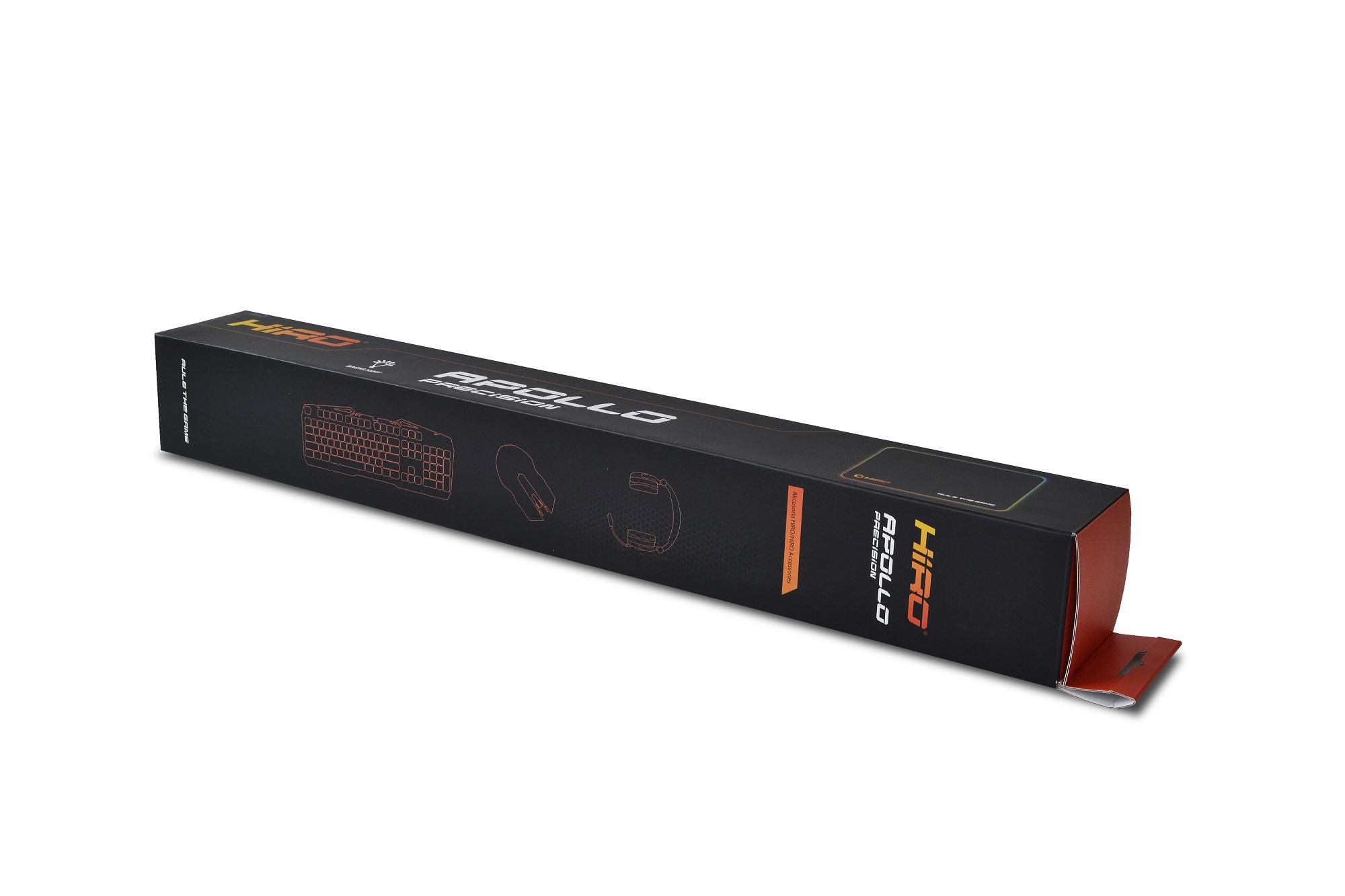 Podkładka pod mysz HIRO Apollo Precision - miękka, podświetlana - obrazek 3