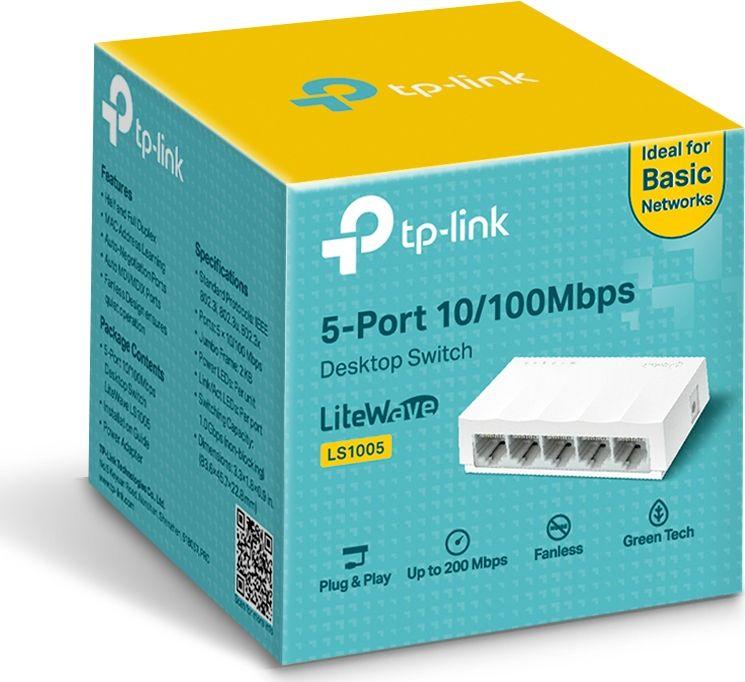 Switch TP-Link LS1005 5x10/100 MB/s - obrazek 3