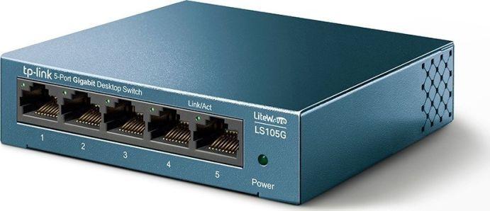 Switch TP-Link LS105G 5x10/100/1000 MB/s - Metalowa obudowa - obrazek 2