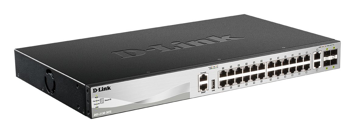 Switch D-Link DGS-3130-30TS/SI 24GE 2x10G 4xSFP+ - obrazek 3
