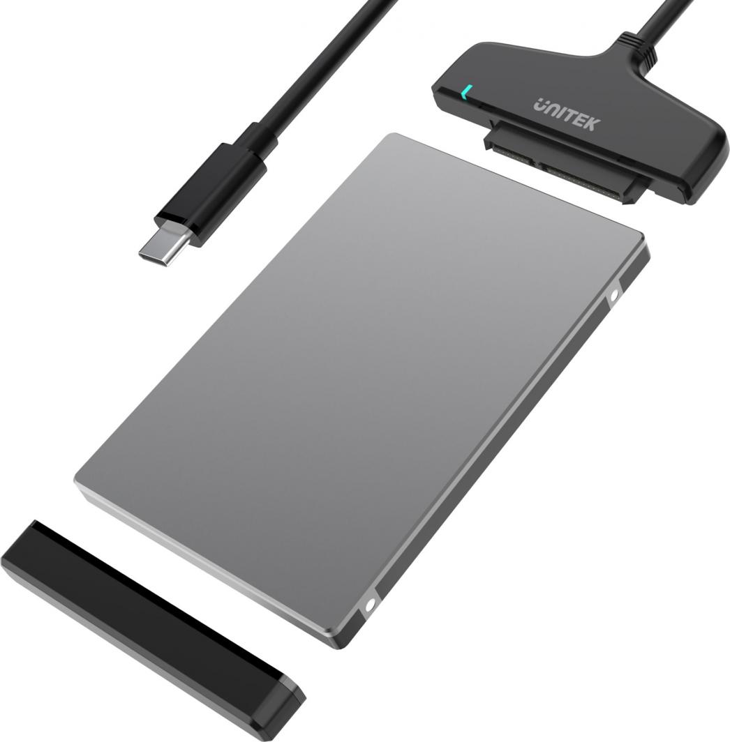 Adapter USB 3.1 Type-C do HDD/SSD SATA 2.5" Unitek - obrazek 3