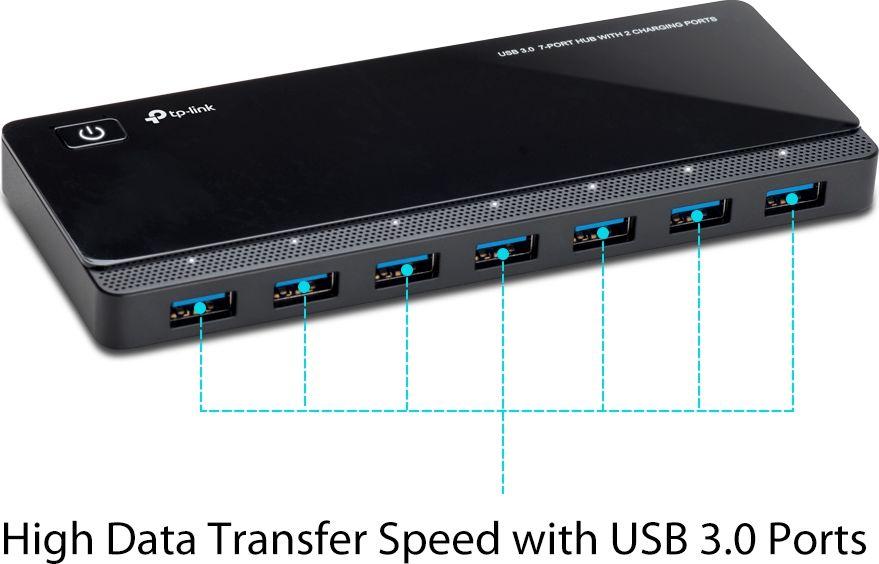 HUB USB 3.0 7 portowy TP-Link UH720 - obrazek 2