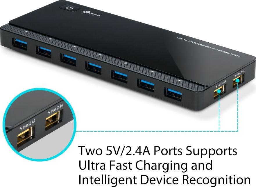 HUB USB 3.0 7 portowy TP-Link UH720 - obrazek 3