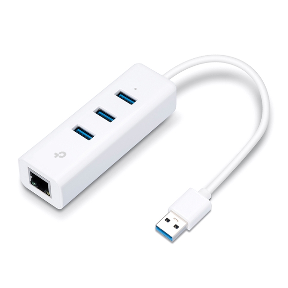 Karta sieciowa USB 3.0 LAN Gigabit Ethernet 10/100/1000 Mb/s RJ45 + HUB USB TP-Link UE330 - obrazek 3