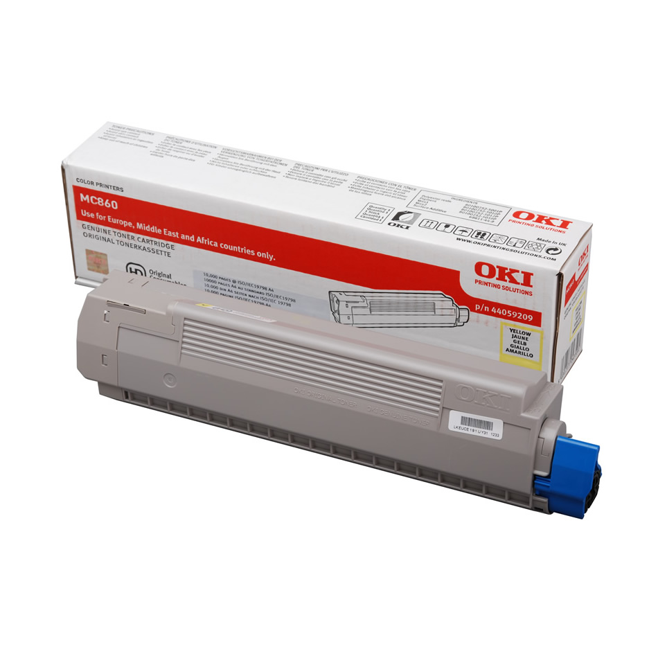 Toner OKI 44059209 Yellow 10000 str.