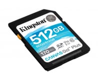 - karta pamieci SD 512GB SDXC Kingston Canvas Go! Plus 170MB/90MB - obrazek 2