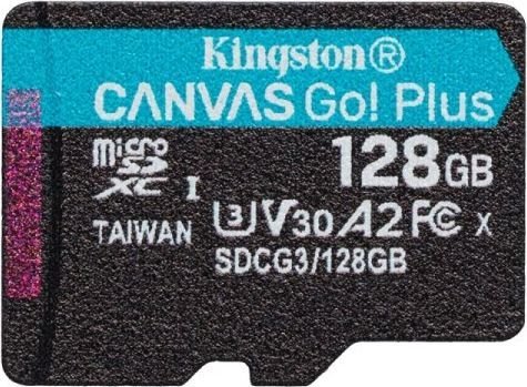 - karta pamieci MicroSD 128GB SDXC Kingston Canvas Go! Plus 170MB/90MB + Adapter SD! - obrazek 2