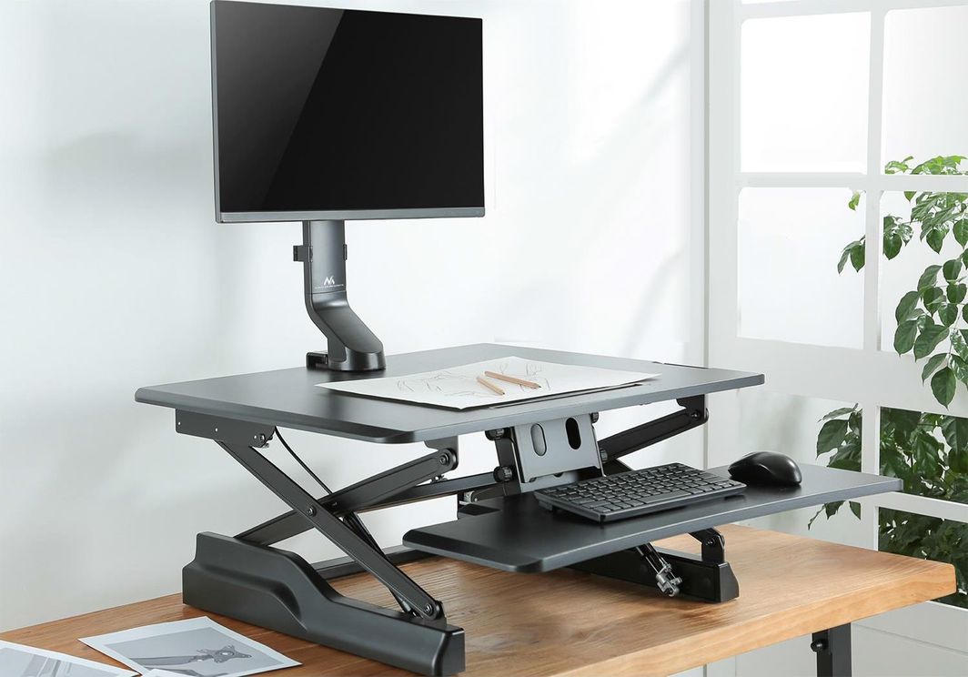 Uchwyt do mocowania LCD 17" - 32" - 8 kg Biurkowy Maclean - obrazek 2