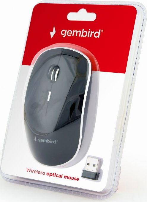 Mysz bezprzewodowa Gembird MUSW-4B-01 Czarna - obrazek 2