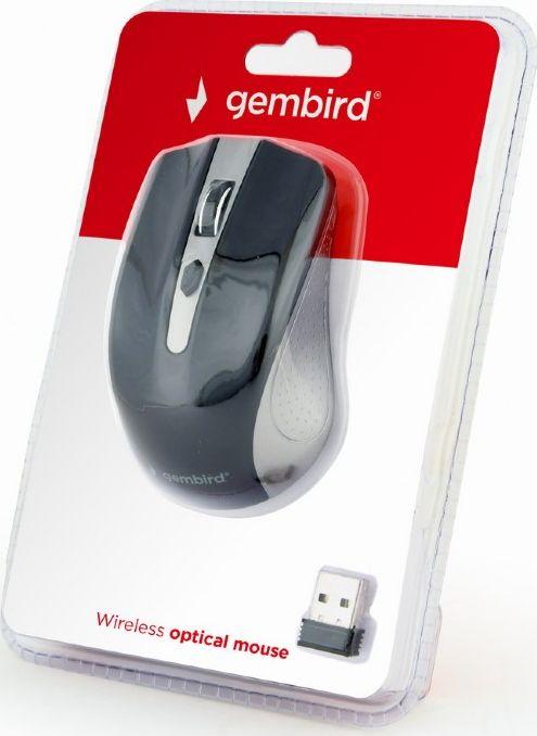 Mysz bezprzewodowa Gembird MUSW-4B-04-GB Szaro - czarna - obrazek 3
