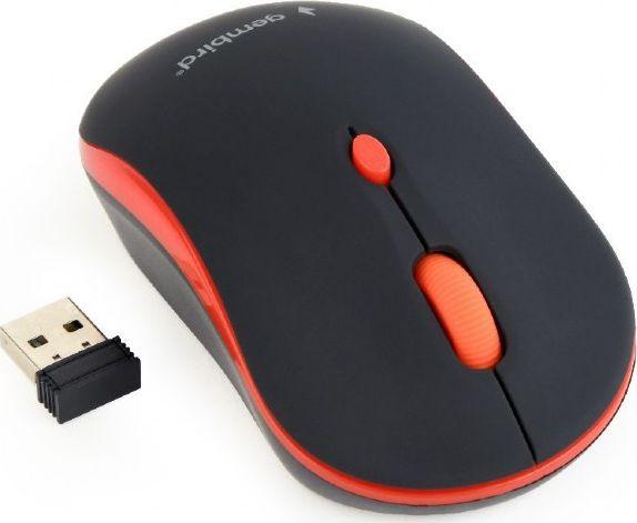 Mysz bezprzewodowa Gembird MUSW-4B-03-R Czarno - czerwona - obrazek 2