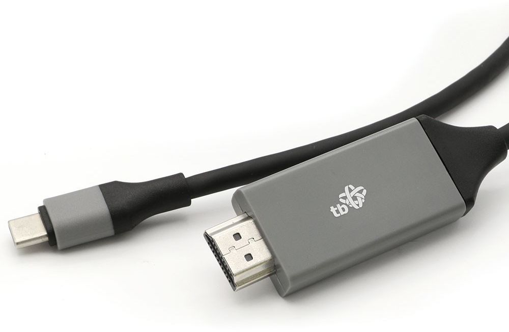 Kabel USB Type-C męski na HDMI męski 2.0 m TB - obrazek 2
