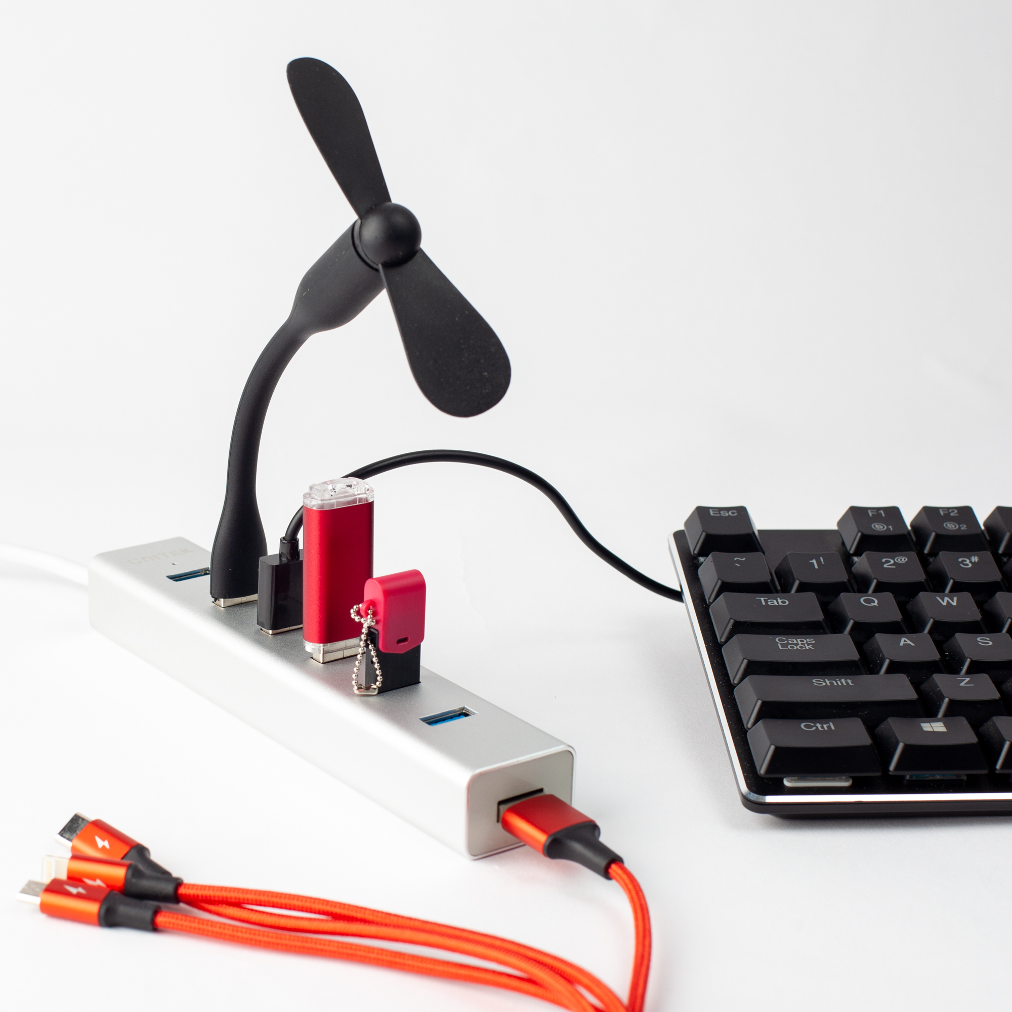 HUB USB 3.0 7 portowy Unitek + zasilacz - obrazek 2