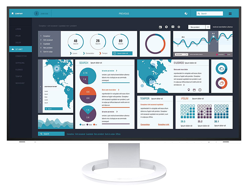 Monitor 27" Eizo EV2795  Biały