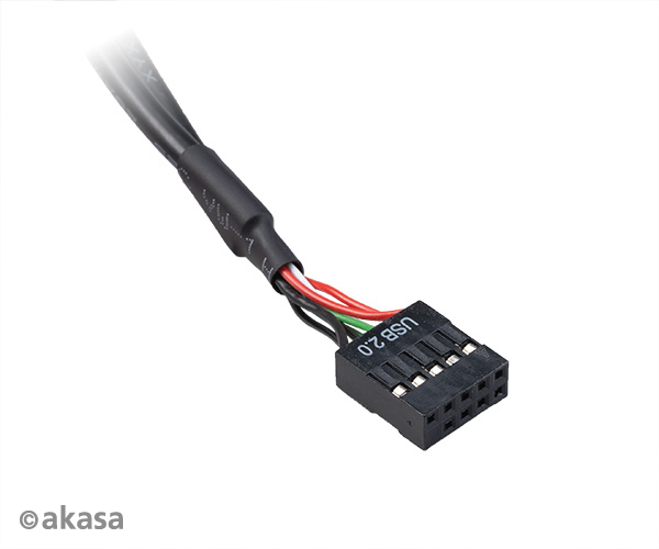 USB Type-C + USB2.0 x 2 na śledziu do płyty głównej Akasa - obrazek 2