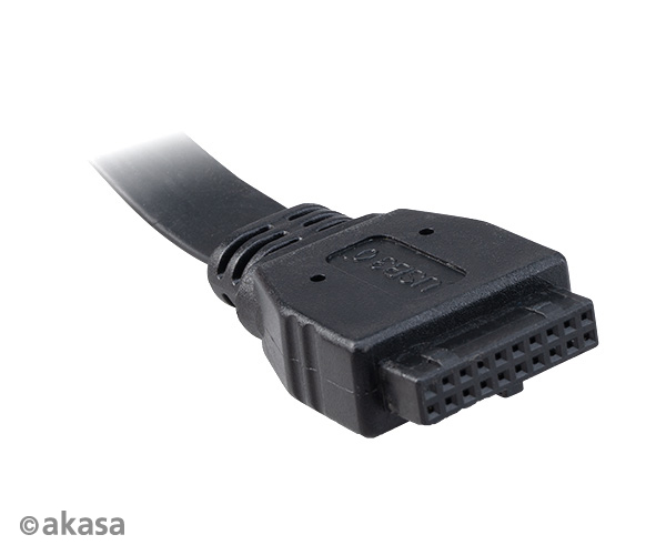 USB Type-C + USB2.0 x 2 na śledziu do płyty głównej Akasa - obrazek 5