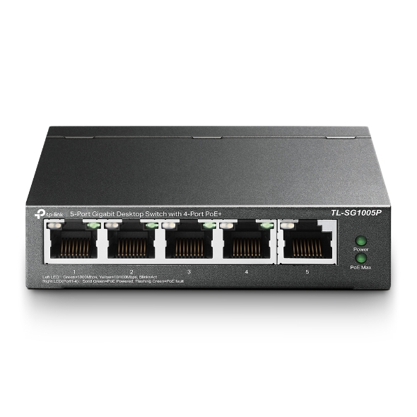 Switch TP-Link TL-SG1005P 5x10/100/1000 MB/s 4xPoE