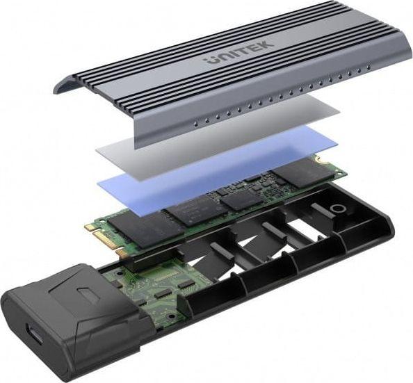 Obudowa do SSD M.2 PCIe/NVMe USB 3.1/USB Type-C Unitek - obrazek 3