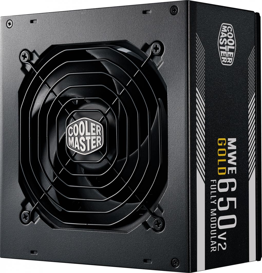 Zasilacz ATX   650W  Cooler Master MWE 650 V2 Full Modular  80 Plus Gold