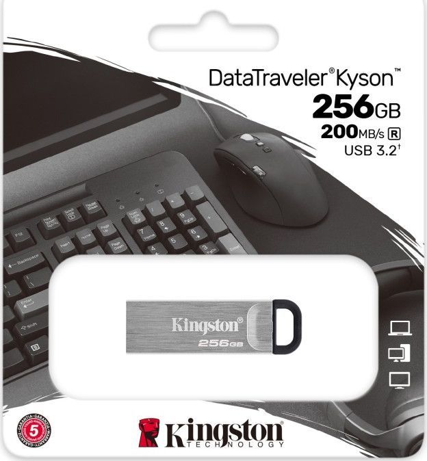 Flashdrive 256GB USB 3.2 Kingston DataTraveler Kyson - obrazek 3