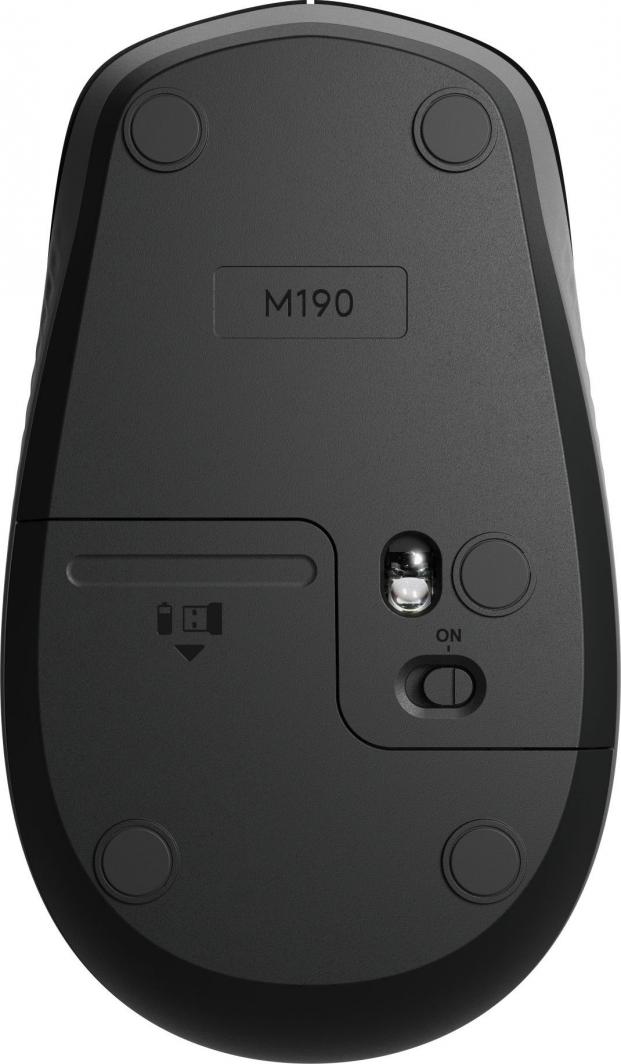 Mysz bezprzewodowa Logitech M190 Czarna - obrazek 5