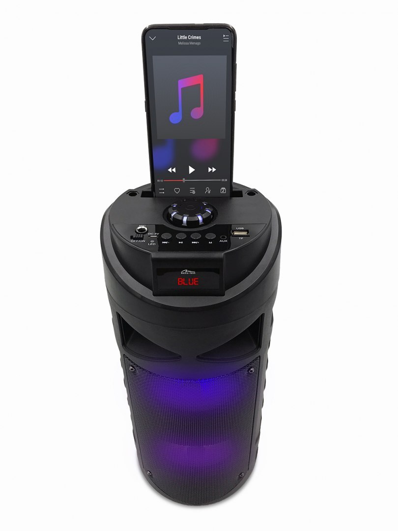 Głośnik Bluetooth Media-Tech Partybox KEG BT - 750W PMPO, karaoke, wyświetlacz LED, FM, MP3 - obrazek 5