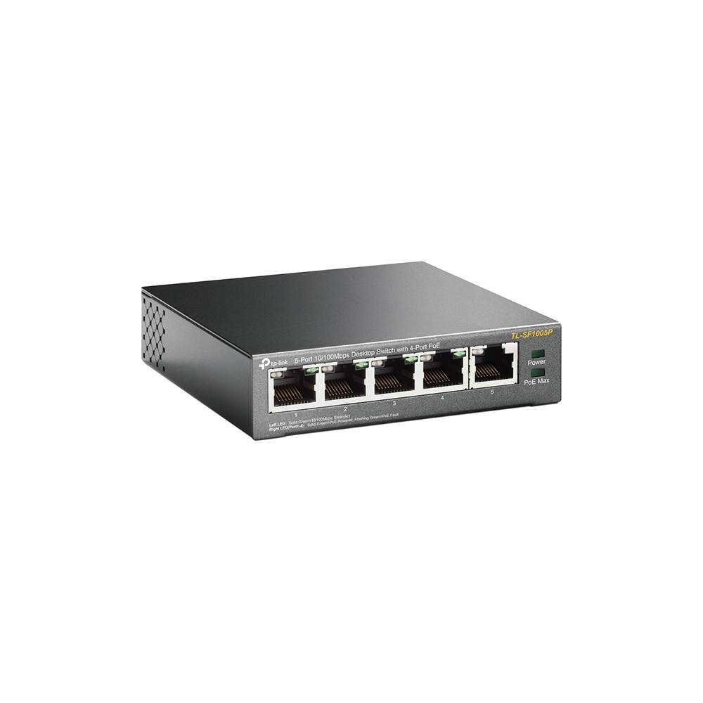 Switch TP-Link TL-SF1005P 5x10/100 MB/s 4xPoE - obrazek 2