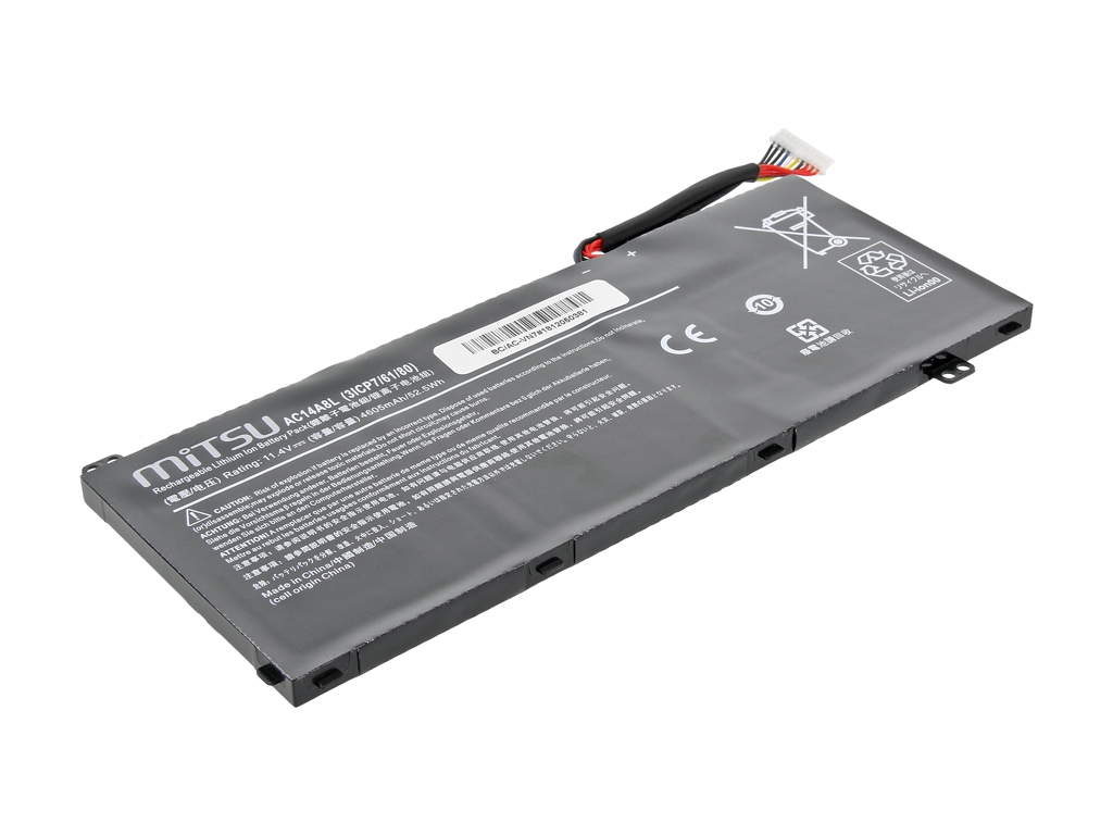 Bateria do laptopa Acer Aspire V15 Nitro  11.1 V  4605 mAh