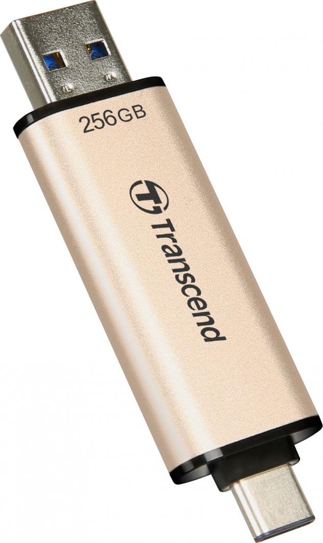 Flashdrive  256GB USB 3.2 Type-C USB-A Transcend JetFlash 930C