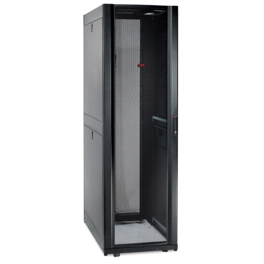 Szafa stojąca rack 19" 42U 600x1070mm czarna (drzwi przednie perforowane) APC - obrazek 2