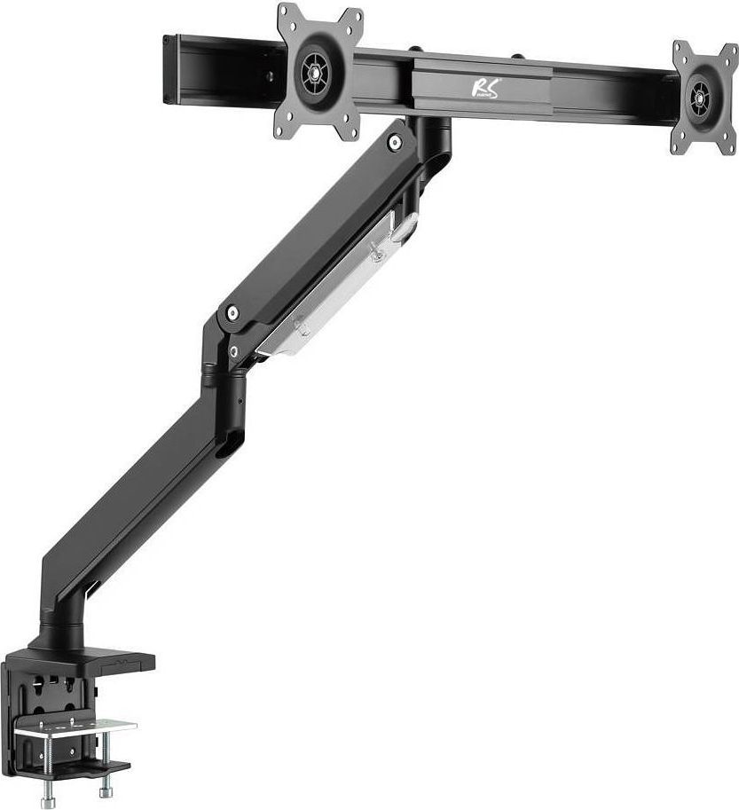 Uchwyt do mocowania LCD 17" - 32" - 16 Kg - 2 monitory - Biurkowy, regulowany Maclean