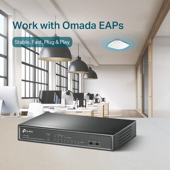 Switch TP-Link TL-SF1008LP 8x10/100 MB/s 4xPoE - obrazek 5