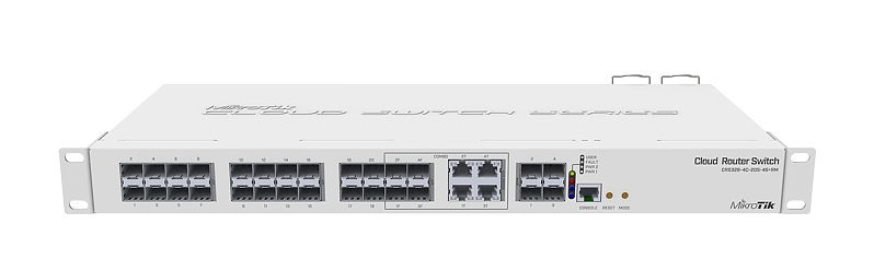 Router MikroTik CRS328-4C-20S-4S+RM 24x SFP /4x RJ45 1G combo, 4x SFP+ 10GbE, Rack 19