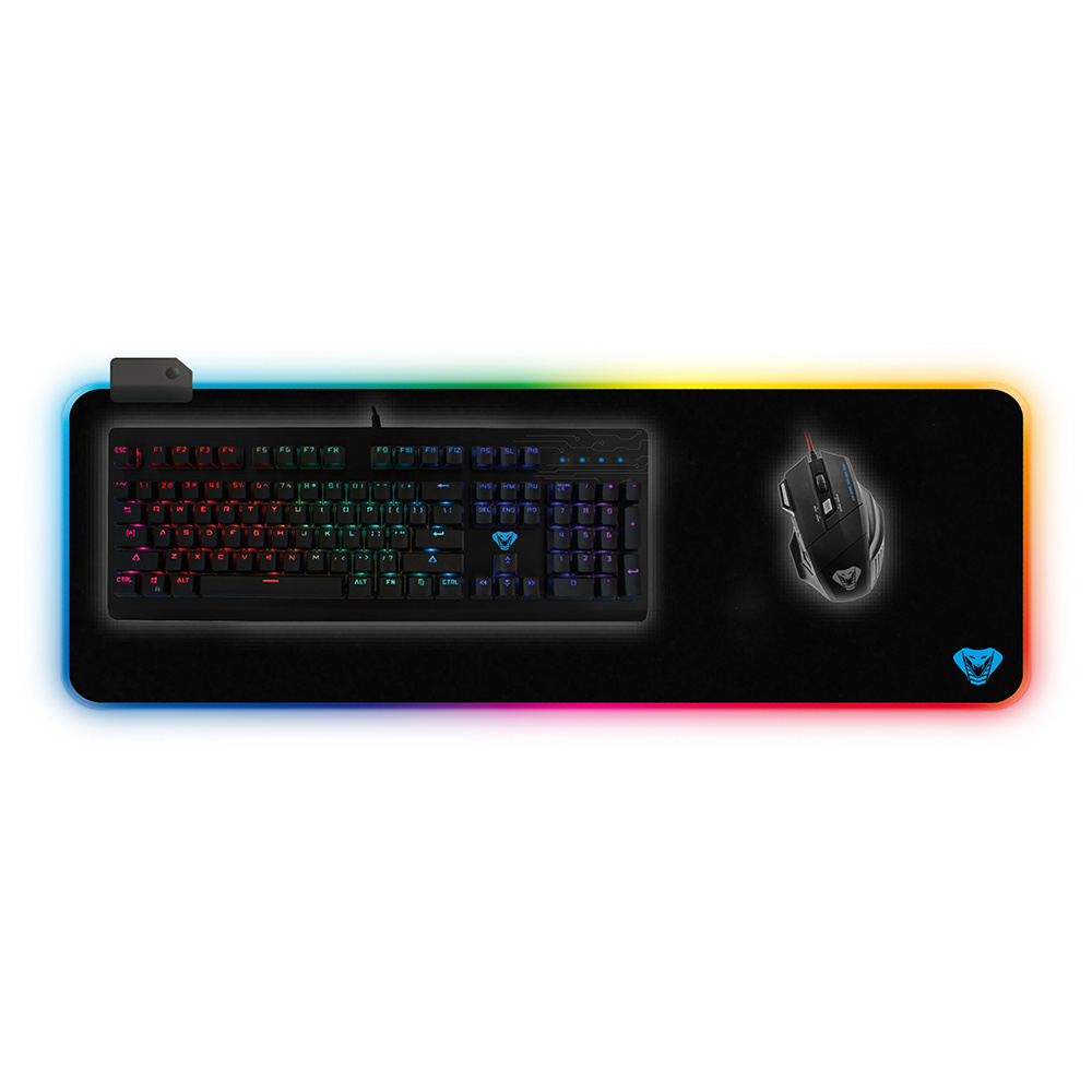 Podkładka pod mysz i klawiaturę Media-Tech RGB GAMING 800 x 305 mm - obrazek 2