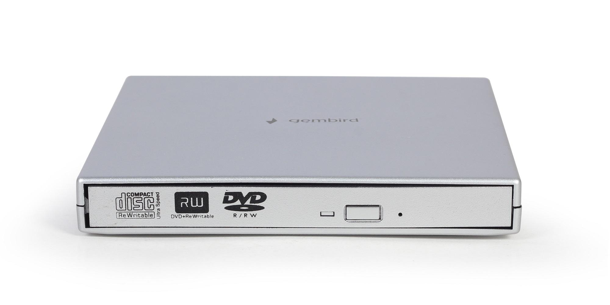 DVD R/RW USB 2.0 Gembird DVD-USB-02 Srebrny - obrazek 3